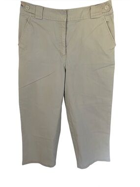 Talbots Neutral Tan Capri Pants